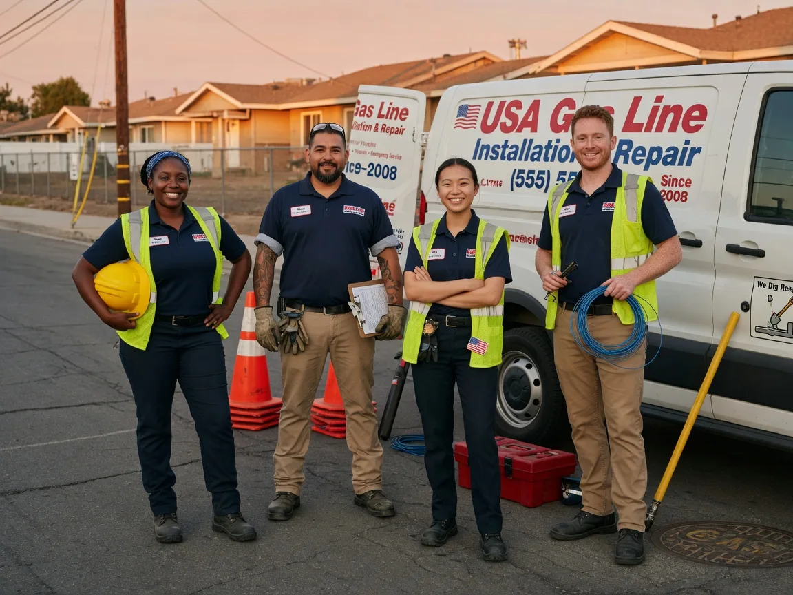 Gas Line Installation company in Winslow, IL